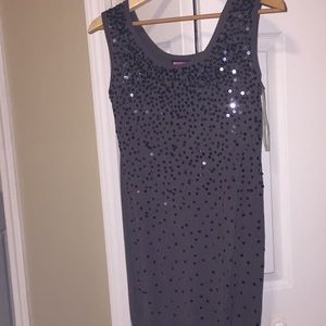 Sequined dress or long top for leggings